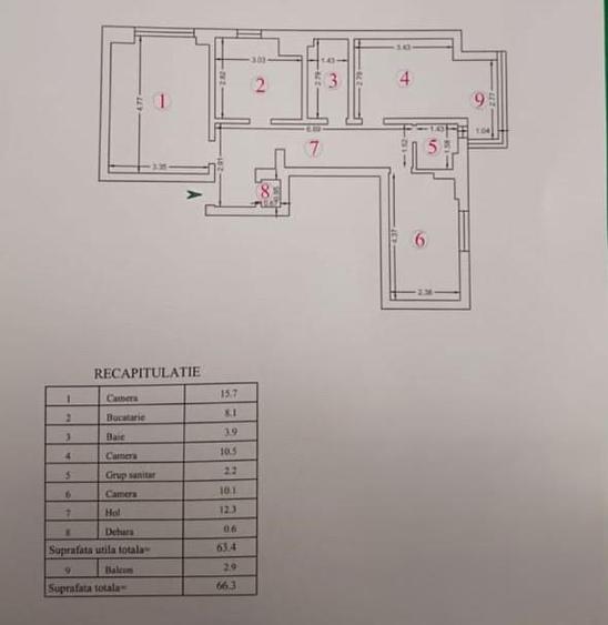 Ocazie - Apartament 3 camere zona Nicolina - 2