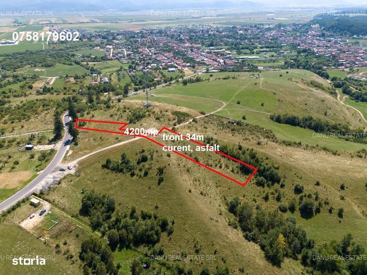 Teren recreational 4200mp Vulcan Brasov- curent-asfalt - 1