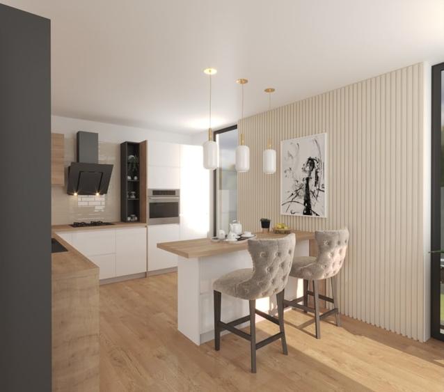 Casa de vanzare cu 4 camere,3 bai, semi finisata, zona Penny- Micesti Alba - 3