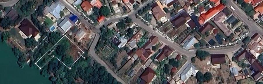 Teren de 940 mp cu deschidere la lac Strada Mihai Eminescu, Brane?ti