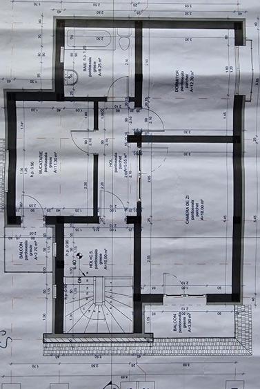 Apartament 2 camere 54 mpu.  plus balcon, parcare, bloc tip vilă, etaj 1 și 2 - 2