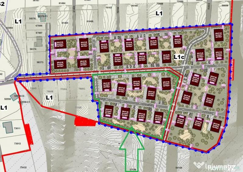 Teren intravilan constructii 1 ha, zona exclusivista, Meses/ - 2
