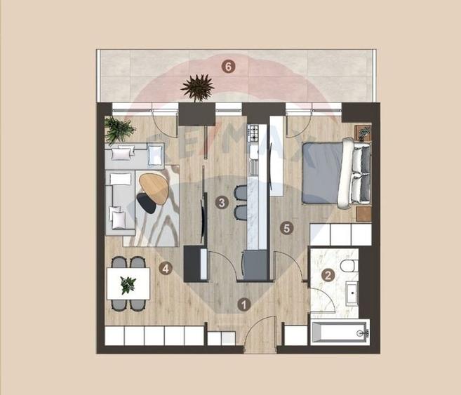 Apartament 2 camere & terasa I mobilat utilat I First Estate Pipera - 17