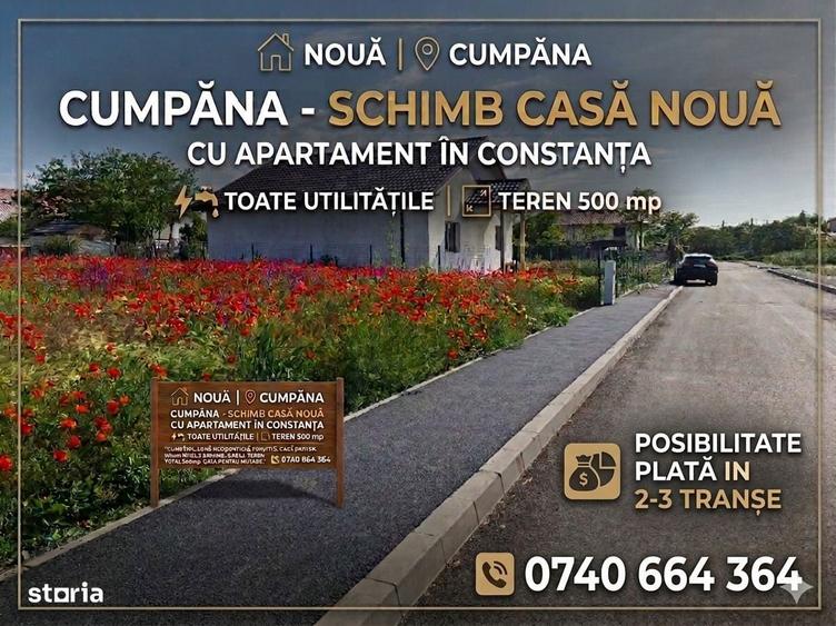 Vand/Schimb Casa Noua in Cumpana cu apartament in Constanta - 1