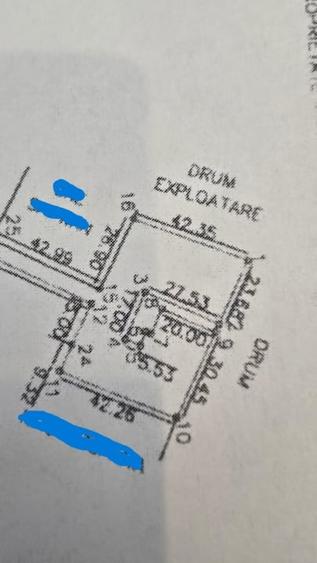 NUFARU -TEREN INTRAVILAN  2400 MP, UTILITATI PE TEREN - 2