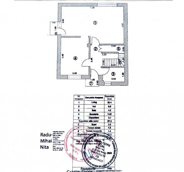 Casa individuala moderna, teren generos de 1120 mp - 1