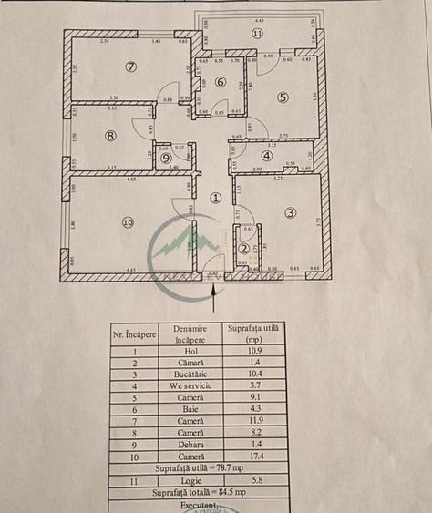 Apartament 4 camere, Judetean - Astra - Rezervat - 4