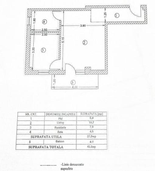 Apartament o camera 41 mp, loc de parcare inclus, zona Galata - 6