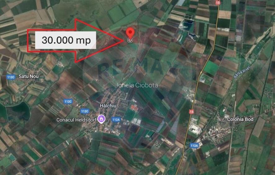 Teren de vanzare / extravilan 30.000mp/ Halchiu