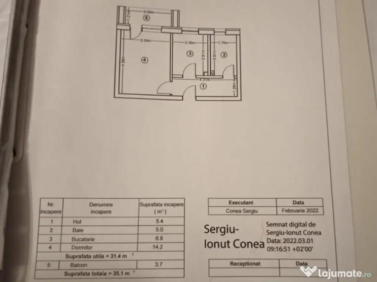 Garsoniera mobilata,in Chiajna,Sergent Ilie Petre,direct proprietar - 2