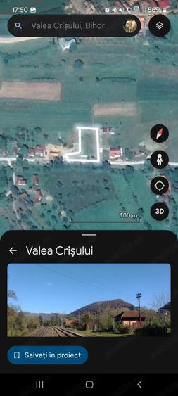 Teren de 1305 mp, în Valea Crișului