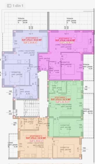 BLOC NOU in constructie zona Pompieri 1300E/mp construit+ TVA 21% - 19