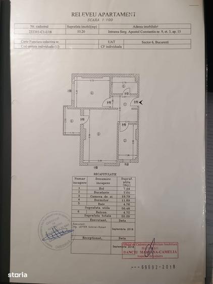 Vand apartament 2 camere in zona Lujerului - 1