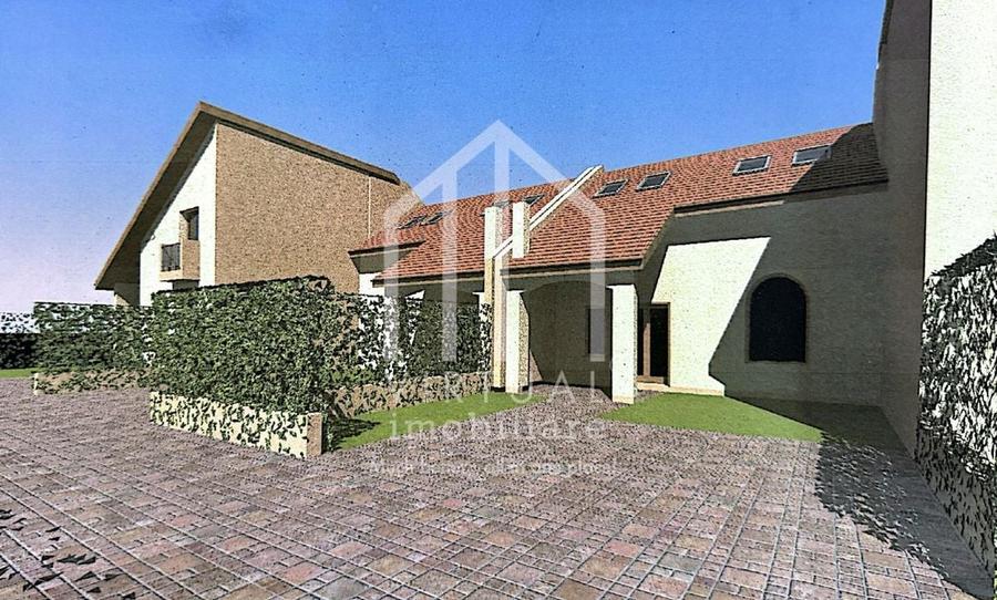 Casa cuplata cu 5 camere, 127mp utili, 136mp curte libera, Sura Mica - 1