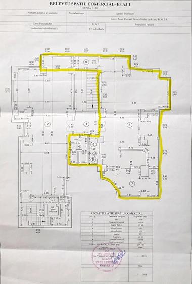 Spațiu comercial, de 267 mp, în Central