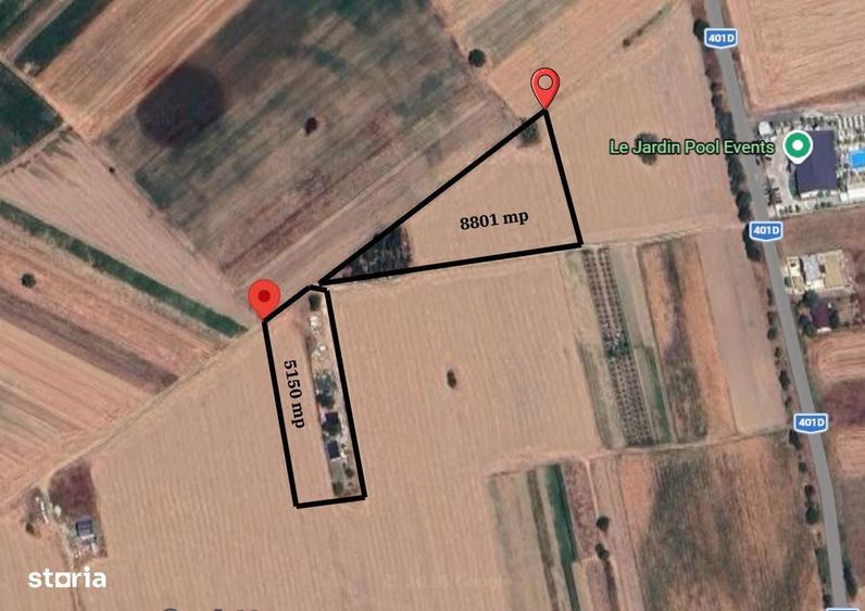 SUPER OFERTA | 8.801 mp intravilan | 10/mp | Investi?ie rara - 1