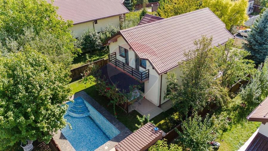 Casa cu Piscina de Vanzare, 500mp Teren, Str. Victoriei-Valea Lupului - 1