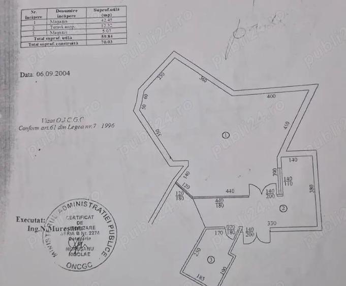 Spatiu comercial P+1E si pivnita in Busteni - 2