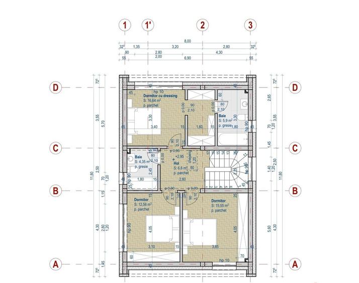Casa individuala P+E, sup.120 mp Chinteni - 7
