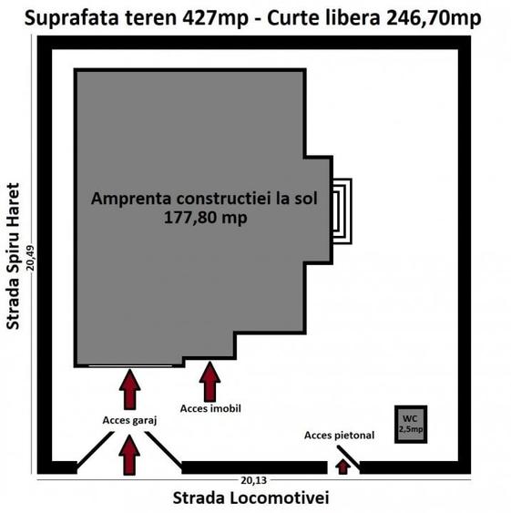 Vila independenta energetic cu teren 427mp pe colt COMISION 0% - 56