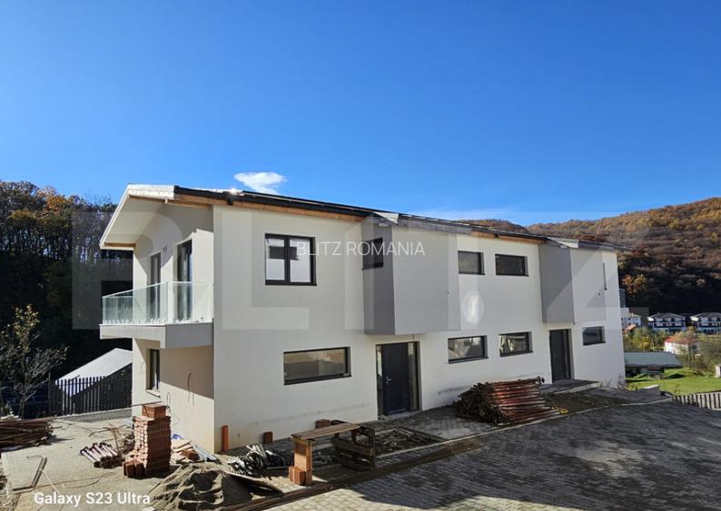 Duplex 4 camere, 130 mp utili, 275 mp teren, 3 bai, zona T?