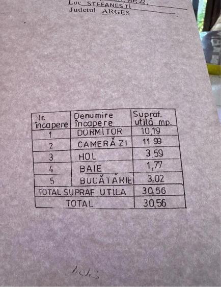 vand apartament 2 camere Stefanesti - 1