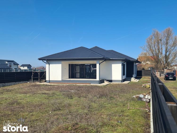 Casa parter noua, 142 mp, teren 750 mp, exterior finalizat Ghermane?ti - 2