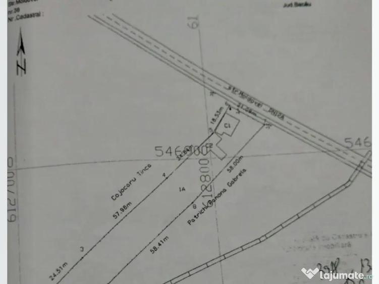 2262mp Teren Intravilan DN12A Comane?ti Deschidere 31m Casa + Anexa - 4