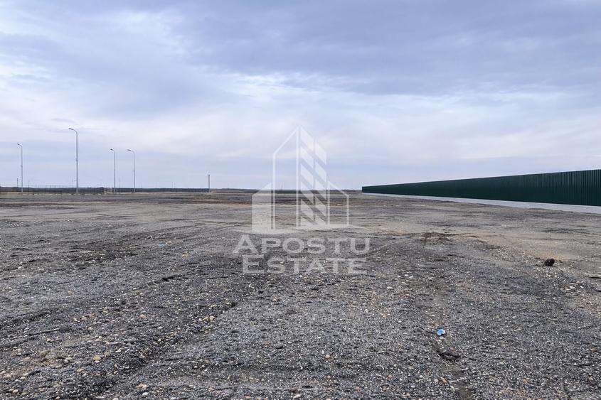 Teren de inchiriat 7000 mp | Platforma pietruita | Acces TIr | Depozit - 3