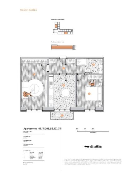 Apartamente 2 Camere Direct de la Dezvoltator / Melchisedec Residence - 3