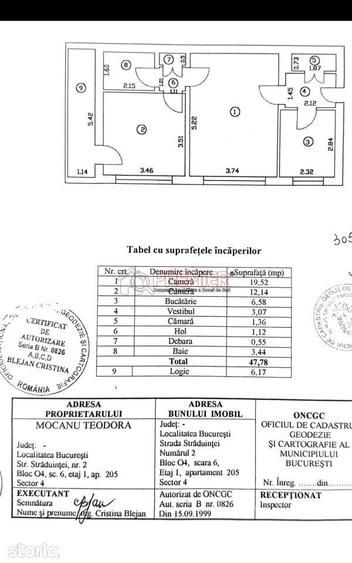 Sector 4 - Bd.Obregia - Str.Straduintei - 2 Camere - disponibil - 9