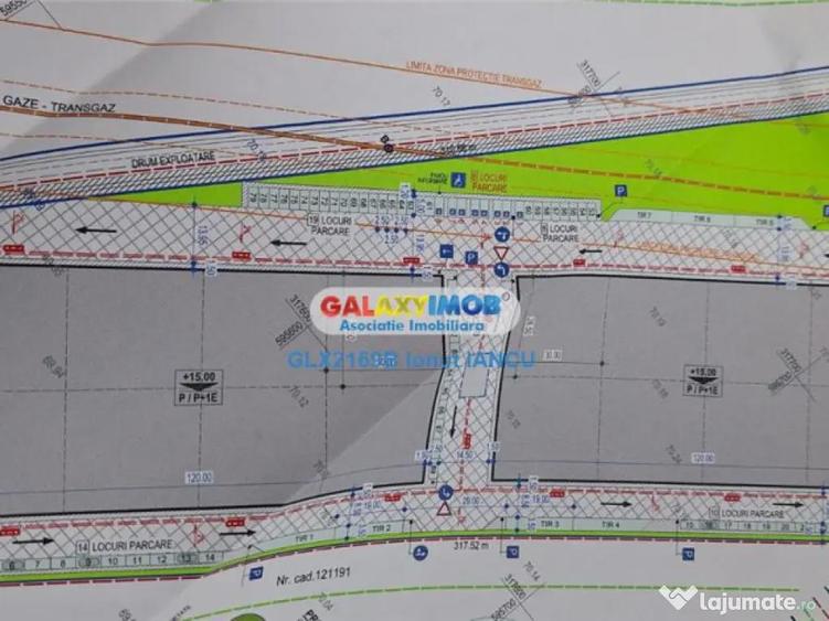 Teren 33500 m.p.PUZ Aprobat Industrial - Servicii - Hale - 4