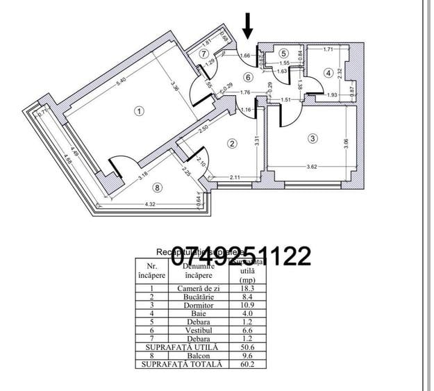 Apartament 2 camere Lacul Tei Parcul Circului - 1