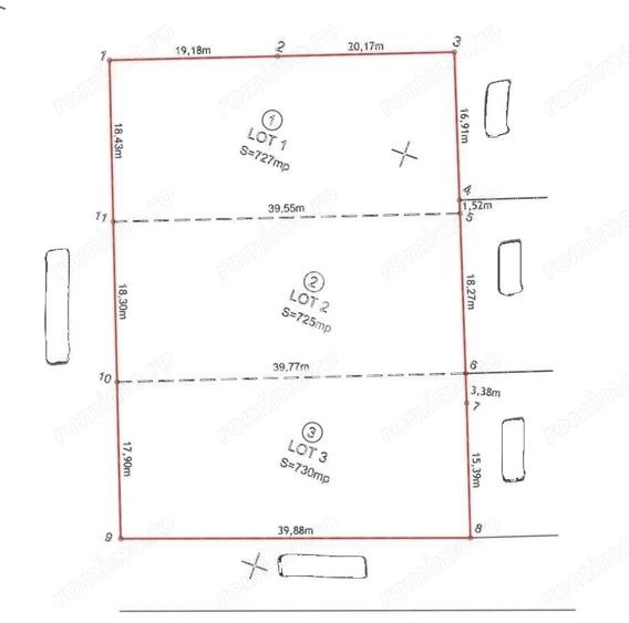 Teren 727 mp de vanzare Mosnita Veche, 2 fronturi, ideal casa sau SAD - 1