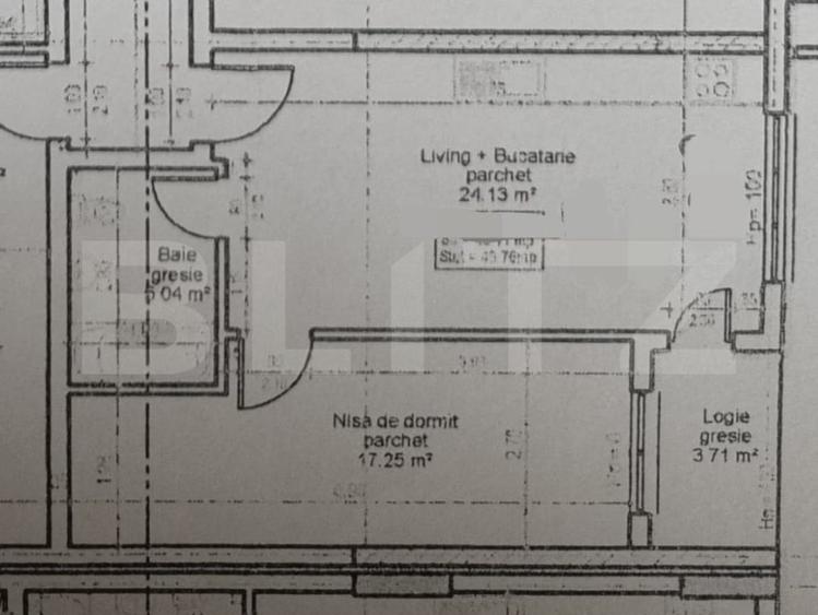 Apartament 2 camere, etaj intermediar, zona Vivo - 3