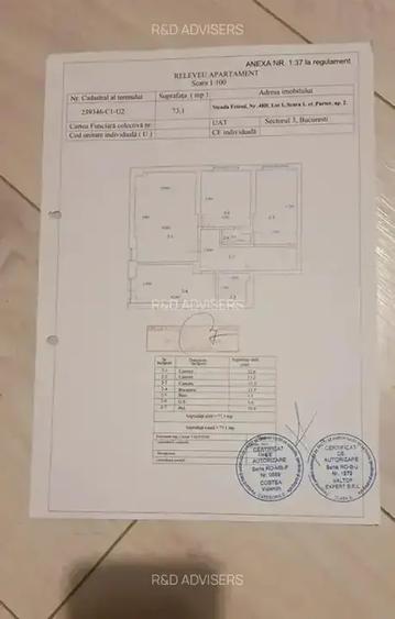 APARTAMENT 3 CAMERE DECOMANDAT FETESTI PALLADY METROU 15MIN 1DECEMBRIE - 3