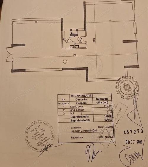 Zona Parcul Carol sp 126 mp open space vitrina 7 m ideal market - 1