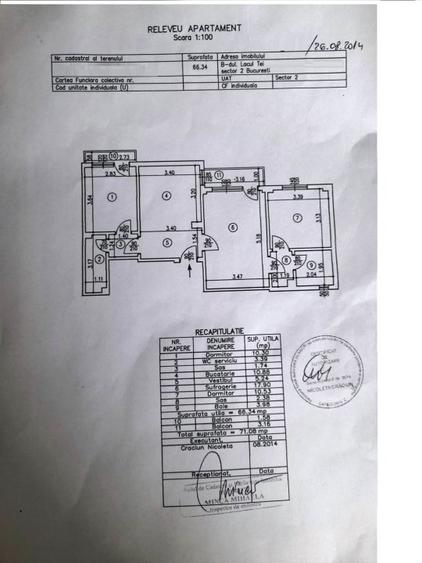Inchiriere 3 camere Parcul Circului - B-dul Lacul Tei - 49