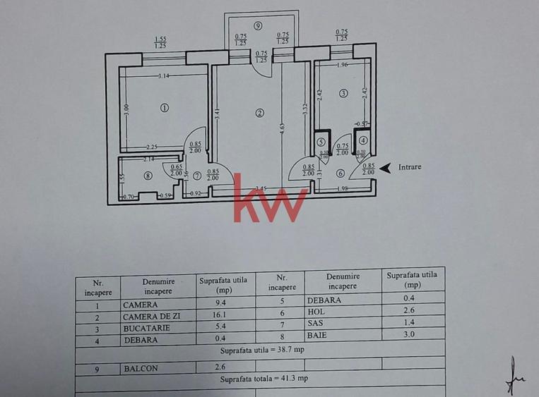 Apartament 2 Camere - Mircea cel Batran, et 1 din 4, nerenovat! - 1