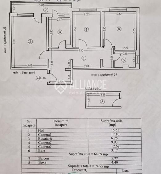 Tomis Nord Boema apartament 3 camere - 12