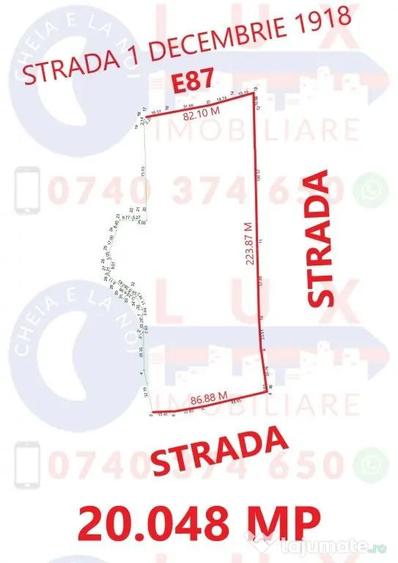 ID 7743 Teren INTRAVILAN pe E87 - ISACCEA - 9