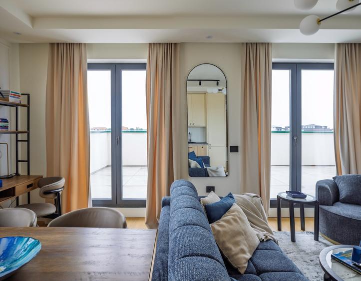 Penthouse elegant si rafinat, cu accente moderne, prima inchiriere - 2