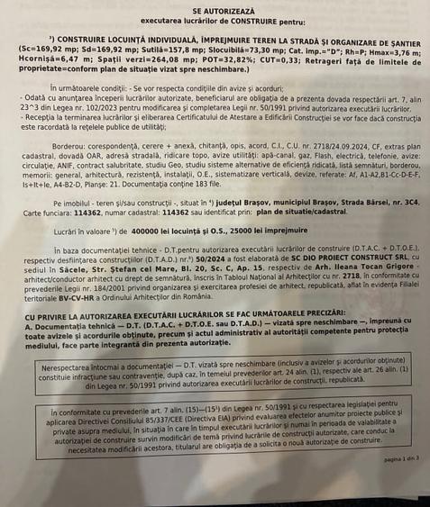 teren superb de vanzare in Brasov cu autorizatie de constructie - 4