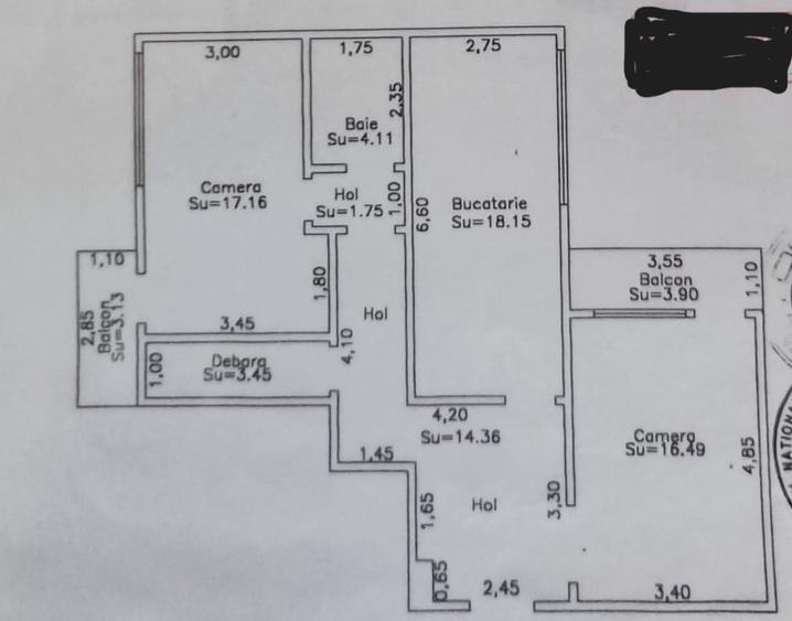 Vanzare apartament 2 camere, St = 82,50mp - 8