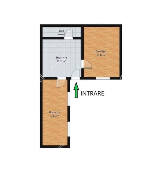 Apartament renovat cu 2 camere si terasa in zona Tribunei din Sibiu - 8
