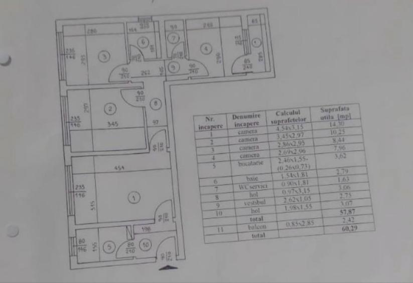 Apartament 3-4 camere - 1