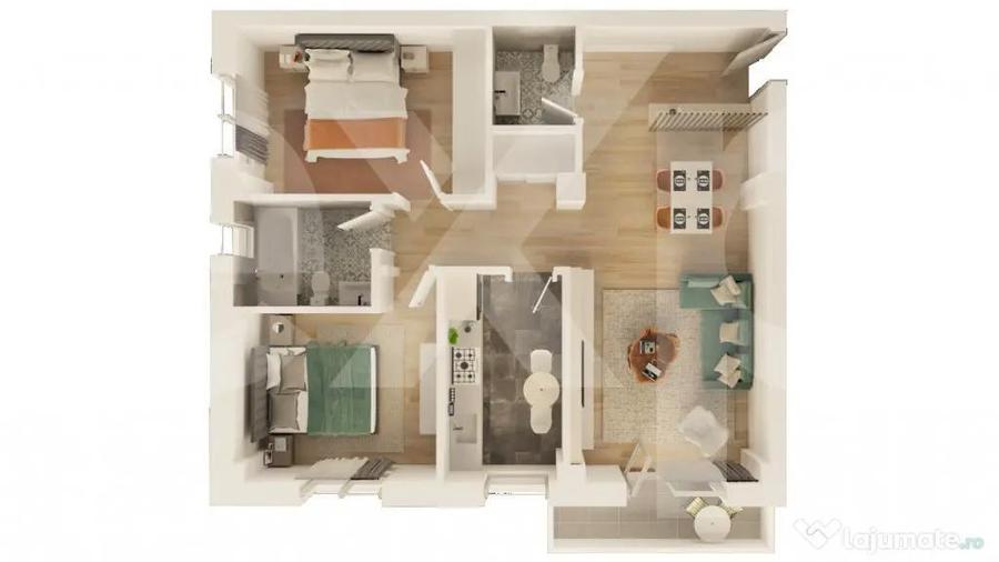 Apartament 3 camere Trivale | Bloc Nou Finalizat - 14