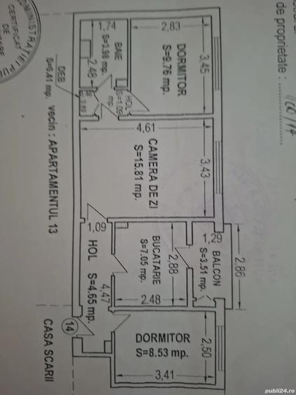 apartament 3 camere - 1