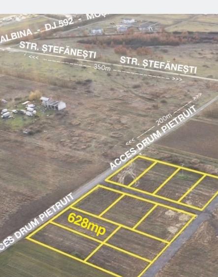 Teren Construcții intravilan de 628 mp, în Moșnița Nouă