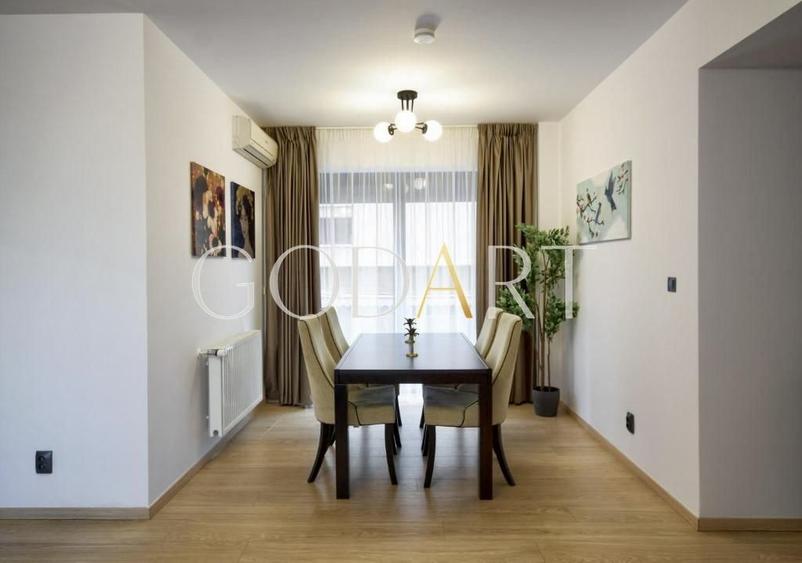 Apartament cu 3 camere decomandat, mobilat în Herăstrău